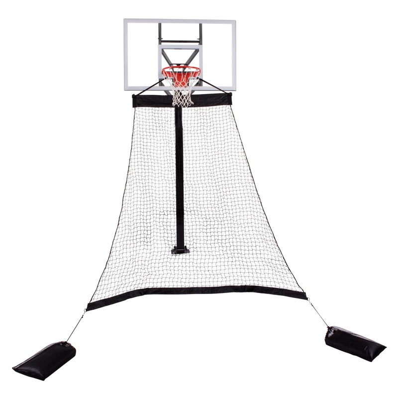 Goaliath Goalrilla Basketball Hoop Return System Great for Solo Play or Free-Throw Practice and Compatible with Most In Ground Hoops , Black - Image 1